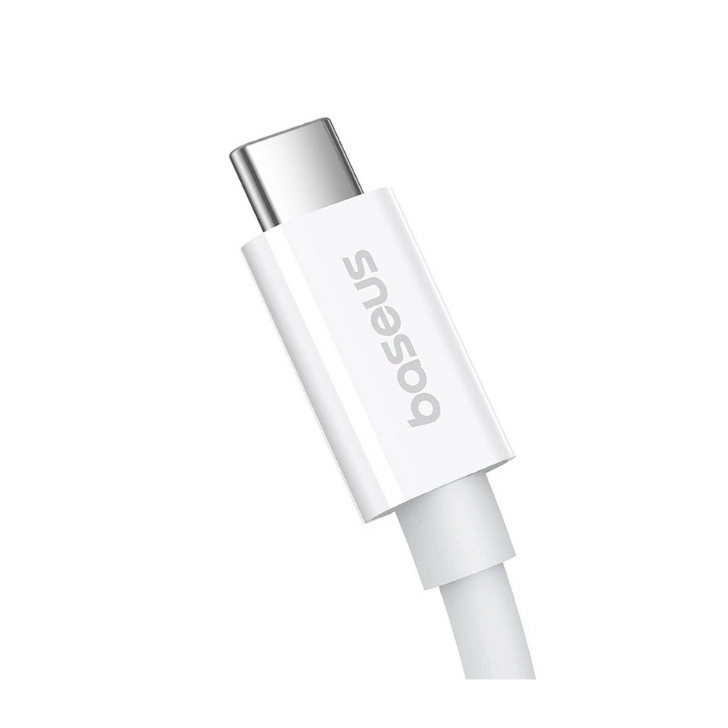 Baseus CB000068 USB-C – USB-C-Kabel 240 W PD 8K 60 Hz 1 m – Weiß