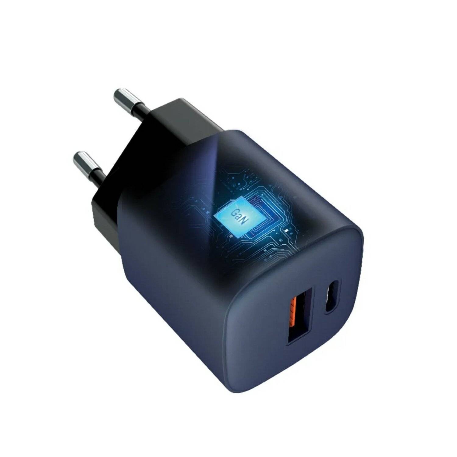 Forcell F-Energy Ladegerät mit USB C und USB A Buchsen - 3A 33W mit PD und Quick Charge 4.0 Funktion