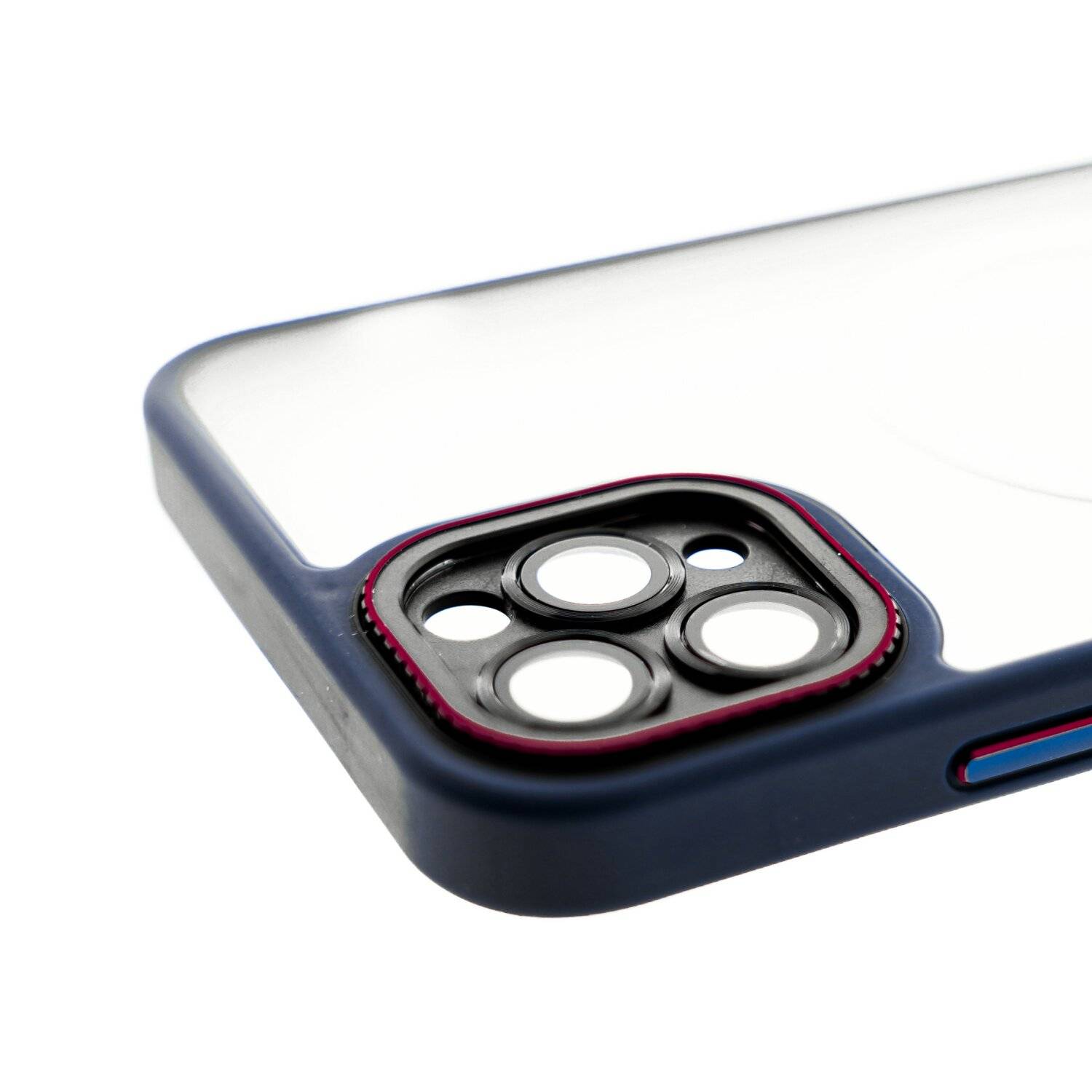 Elite iPhone kompatibel mit MagSafe Hülle mit Kameraschutz kompatibel mit iPhone 13 Dunkelblau