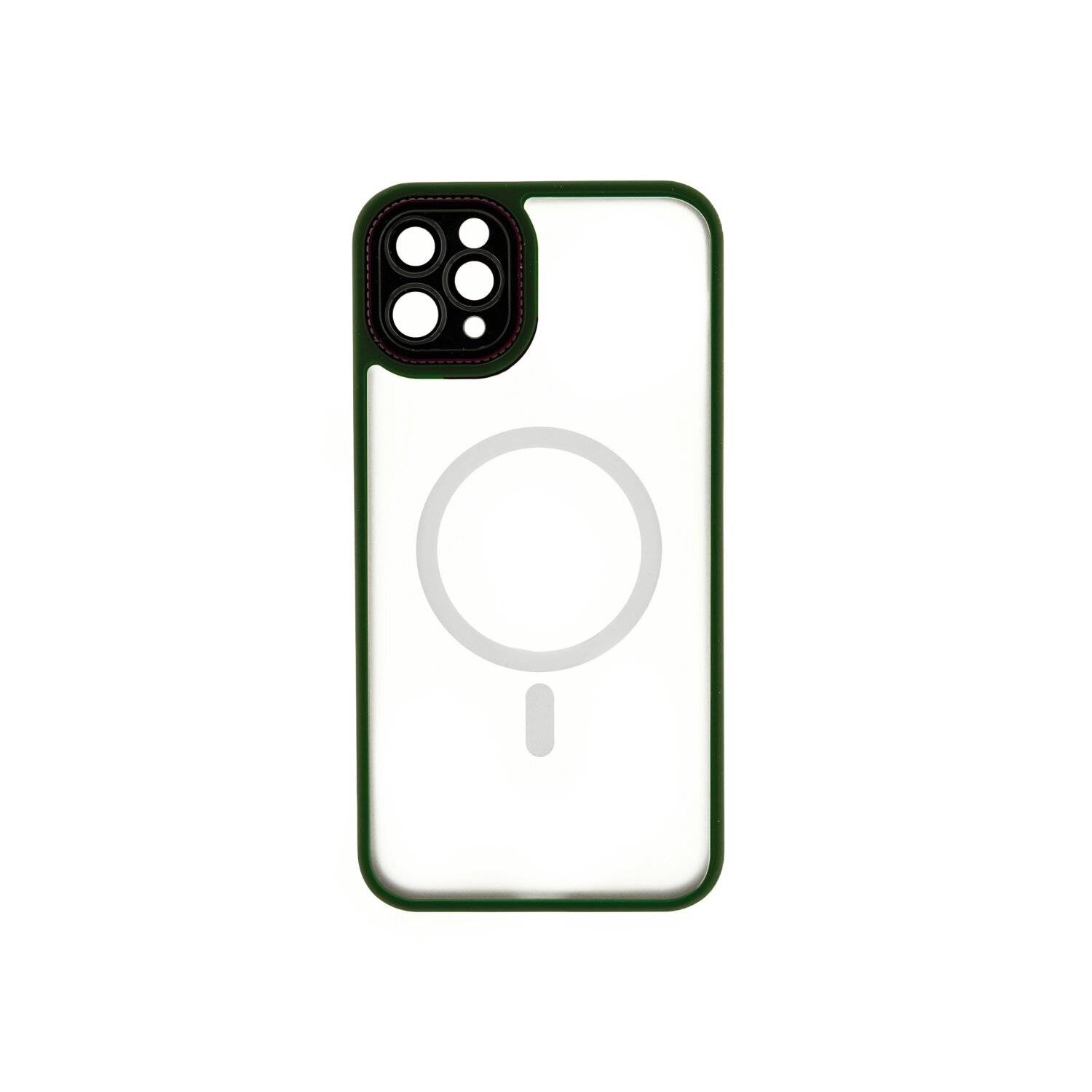 Elite iPhone kompatibel mit MagSafe Hülle mit Kameraschutz kompatibel mit iPhone 14 Pro Max Dunkelgrün
