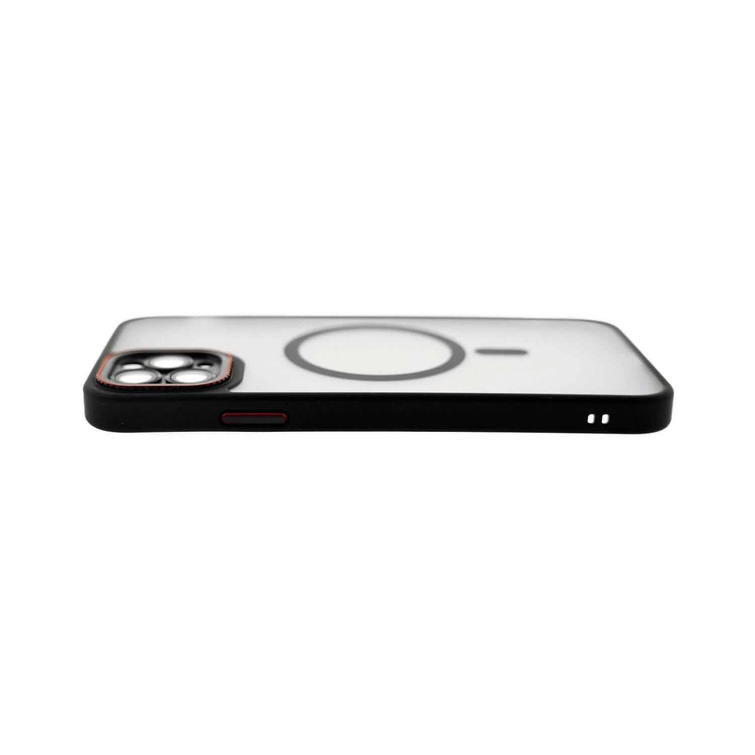 Elite iPhone kompatibel mit MagSafe Hülle mit Kameraschutz kompatibel mit iPhone 13 Schwarz