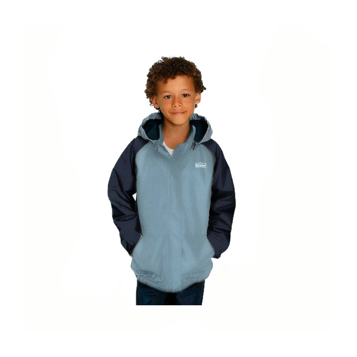 Scout Regenjacke Sport Kinder Jacken Atmungsaktiv Wasserabweisend in marine 116/122