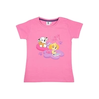 Schlafanzug für Mädchen - 110/116 Dream Patrol Kinder Pyjama Set Kurzarm Oberteil mit Hose Rosa/Lila Schlafanzug für Mädchen - 110/116 Dream Patrol Kinder Pyjama Set Kurzarm Oberteil mit Hose Rosa/Lila