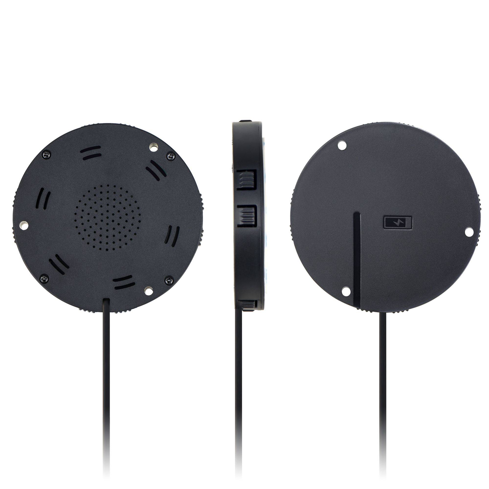 kalb | Drahtloses Ladegerät 15W, Unsichtbar, 85mm x 13,5mm, Universell, Geschützt, Induktives Laden, QC 3.0 USB, Plug & Play, schwarz