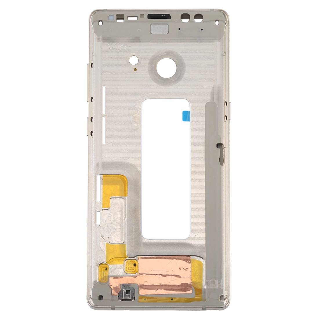 Für Samsung Galaxy Note 8 N950F Reparatur Mittelrahmen Kamera Gehäuse Gold Neu