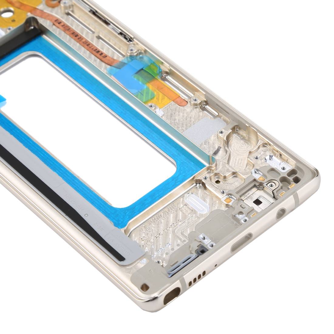 Für Samsung Galaxy Note 8 N950F Reparatur Mittelrahmen Kamera Gehäuse Gold Neu