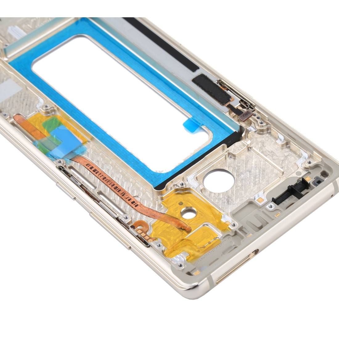 Für Samsung Galaxy Note 8 N950F Reparatur Mittelrahmen Kamera Gehäuse Gold Neu