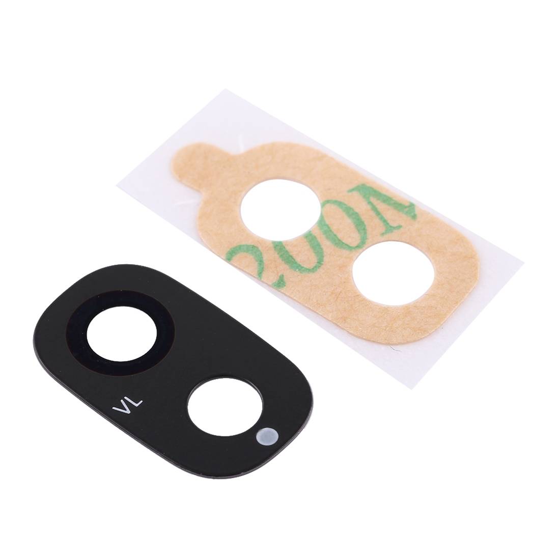 Für Samsung Galaxy J7 J730F 2018 Reparatur Kameraglas Glas Gehäuse inklusive Kleber Schwarz Neu