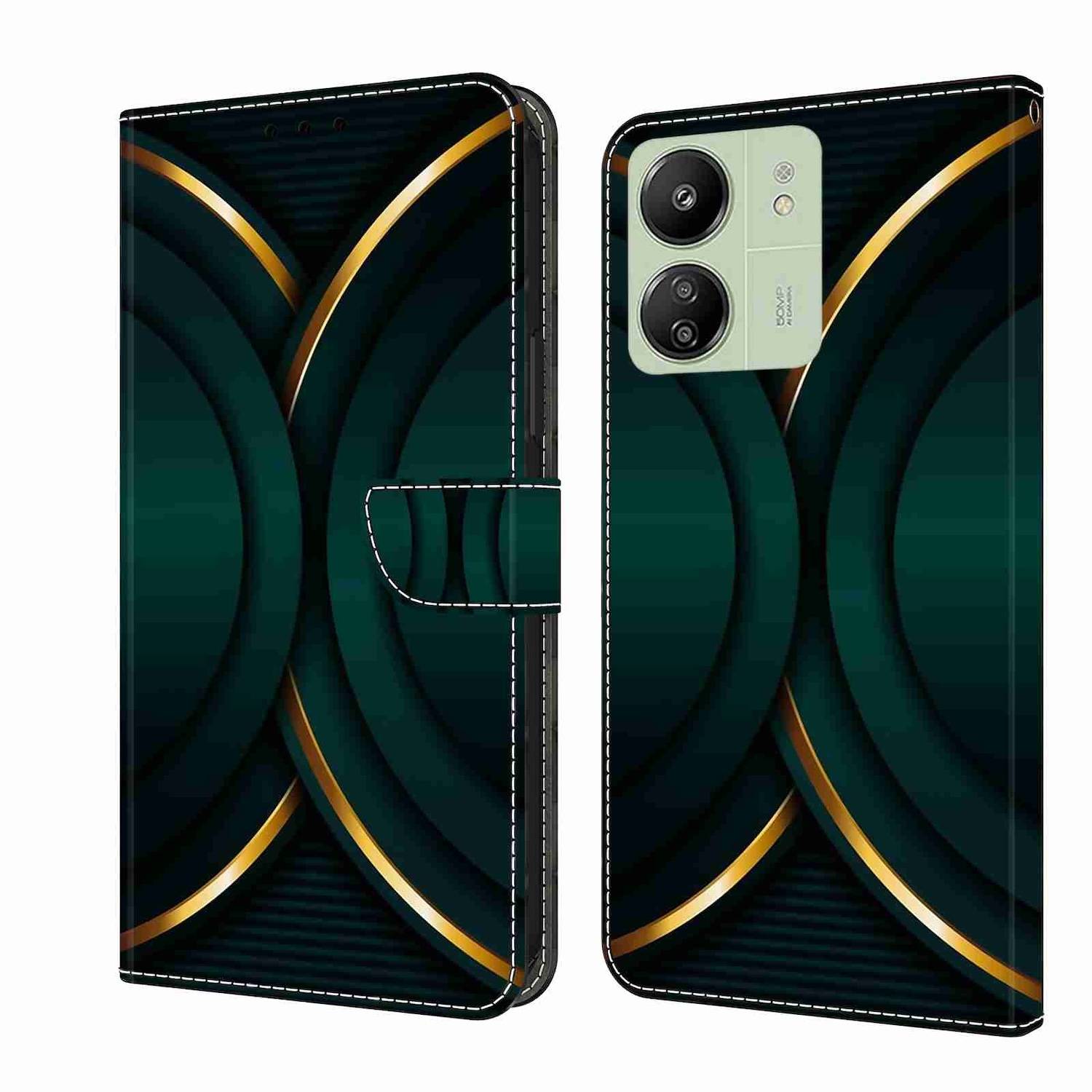 Für Xiaomi Redmi 13C Kunst-Leder Wallet Book Handy Tasche Motiv 12