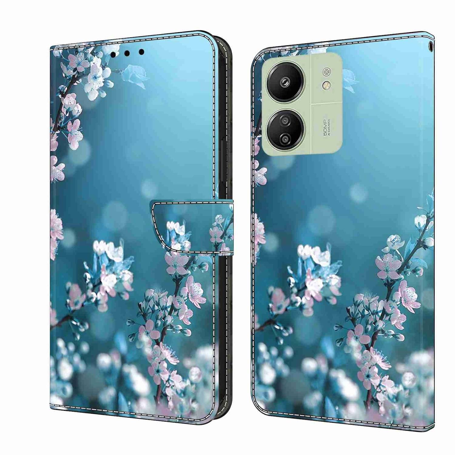 Für Xiaomi Redmi 13C Kunst-Leder Wallet Book Handy Tasche Motiv 14