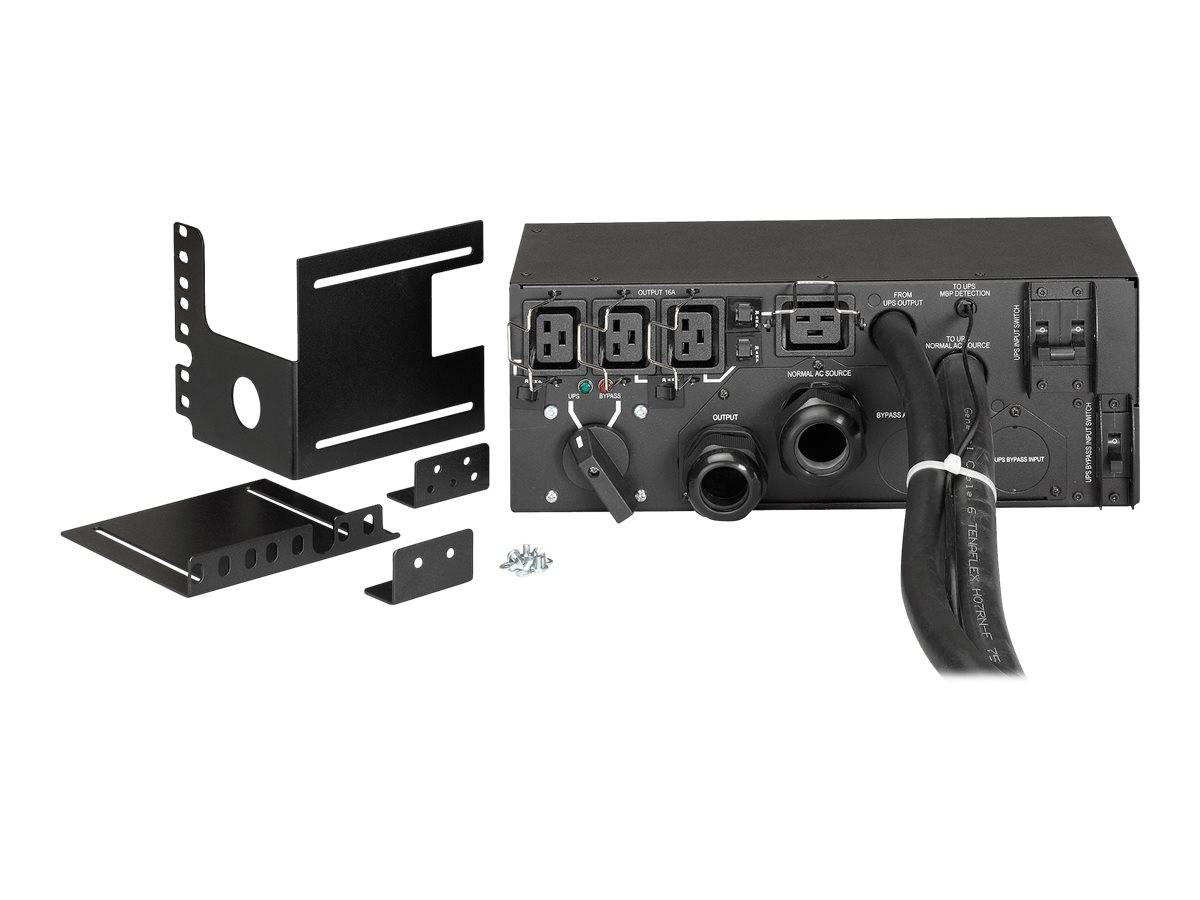 Eaton HotSwap MBP 11000i 3:1 - Umleitungsschalter - 11000 VA - Ausgangsanschlüsse: 4 - 48.3 cm (19")