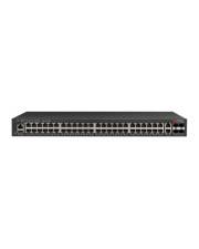 Ruckus ICX 7150-48PF Switch L3 managed 48 x 10/100/1000 PoE+ + 2 x Uplink + 4 x Gigabit SFP Front und Seite zu Hinterseite an Rack montierbar 740