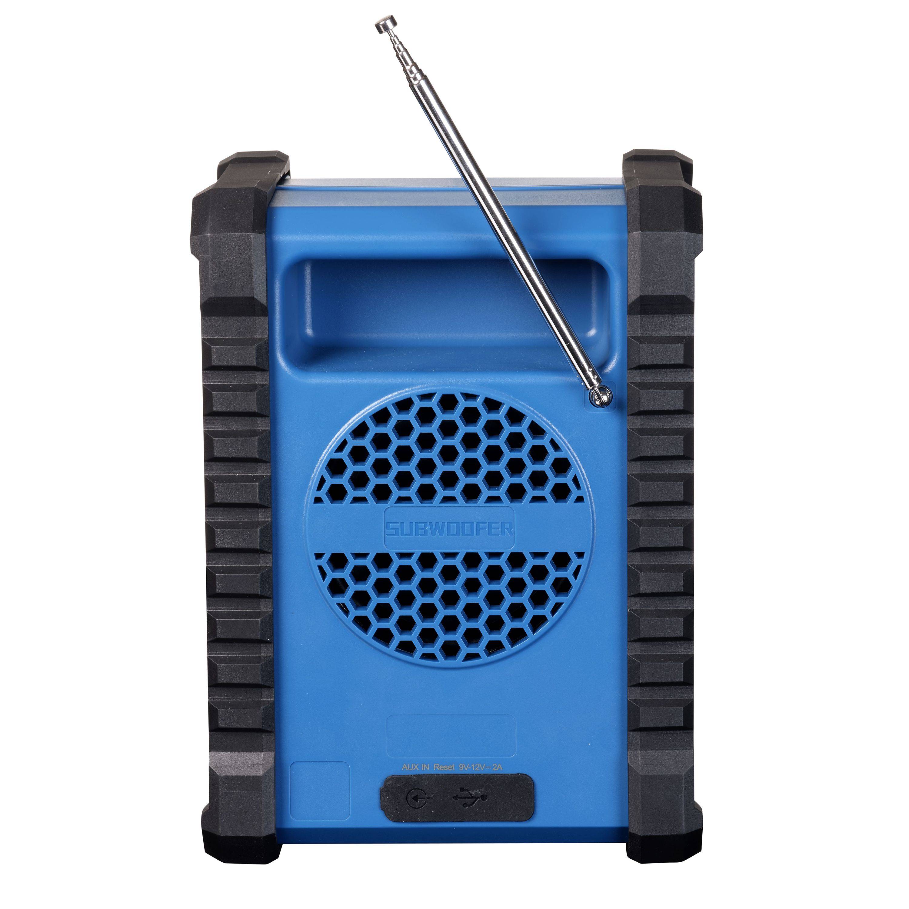 Denver WRD-60 Baustellenradio mit DAB/FM, Bluetooth, LCD-Display, 2000mAh Akku