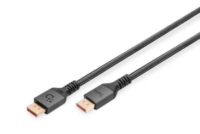 Zwei schwarze USB-Kabel mit geflochtenen Umhüllungen und vergoldeten Steckern, nebeneinander auf weißem Hintergrund dargestellt.