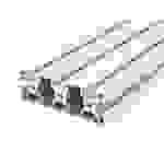 Aluminiumprofil 40x120L I-Typ Nut 8 (leicht), silber eloxiert. Aluminium Profil 40x120 Alu Profil 40 x 120 Montage- Systemprofil 1220mm