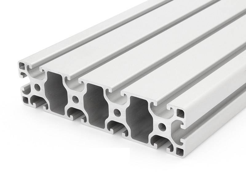 Aluminiumprofil 40x160L I-Typ Nut 8 (leicht), silber eloxiert. Aluminium Profil 40x160 Alu Profil 40 x 160 Montage- Systemprofil 360mm