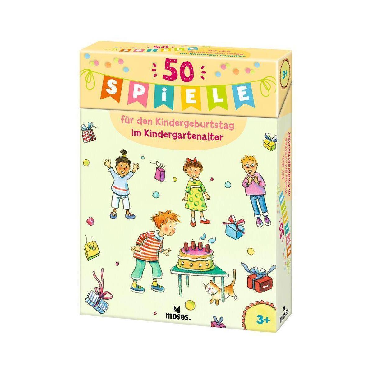 MOS52990 - 50 Spiele für den Kindergeburtstag im Kindergarten DE