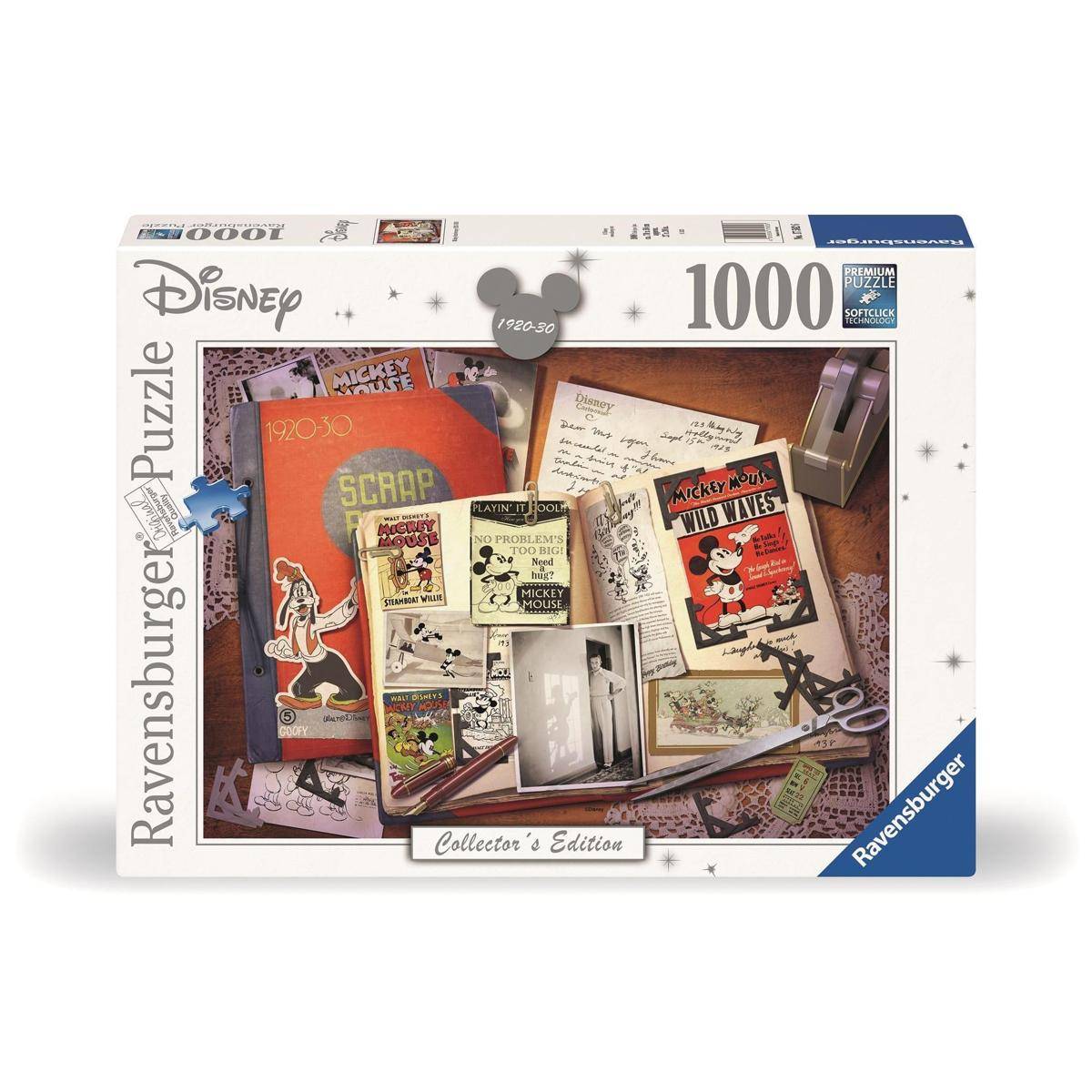 RAV17582 - Puzzle: 1930 Mickey Anniversary 1000 Teile GBFRNLITESDE