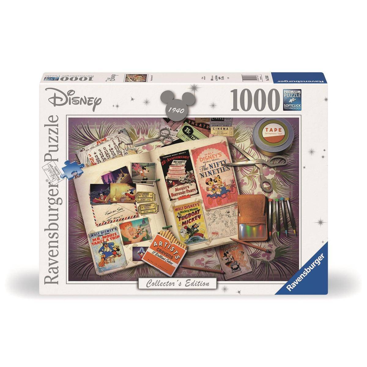 RAV17583 - Puzzle: 1940 Mickey Anniversary 1000 Teile