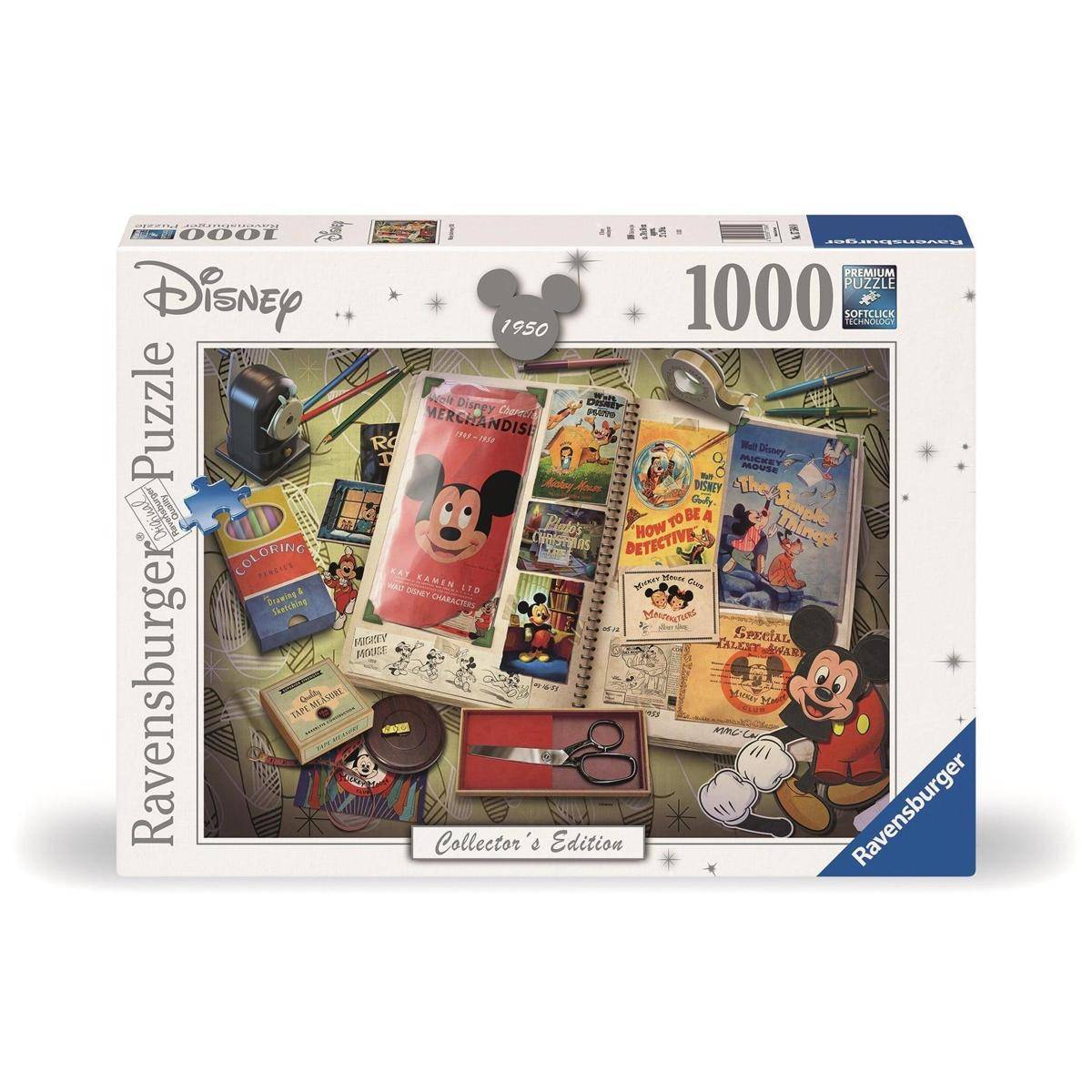 RAV17584 - Puzzle: 1950 Mickey Anniversary 1000 Teile GBITNLFRESDE