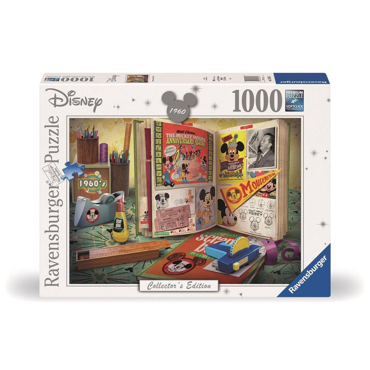 RAV17585 - Puzzle: 1960 Mickey Anniversary 1000 Teile