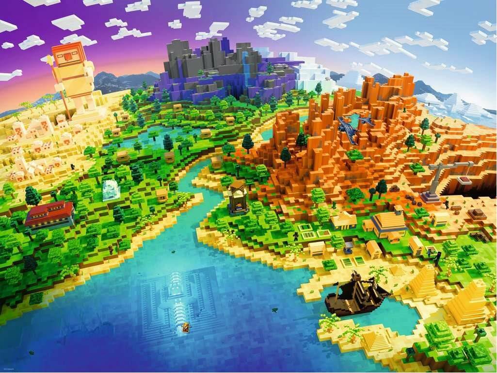 Minecraft puzzle 1500pcs