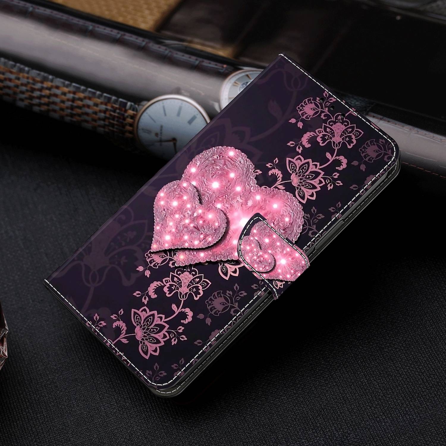 Für Xiaomi Redmi Note 13 Pro / Poco X6 Kunst-Leder Book Tasche Motiv 8