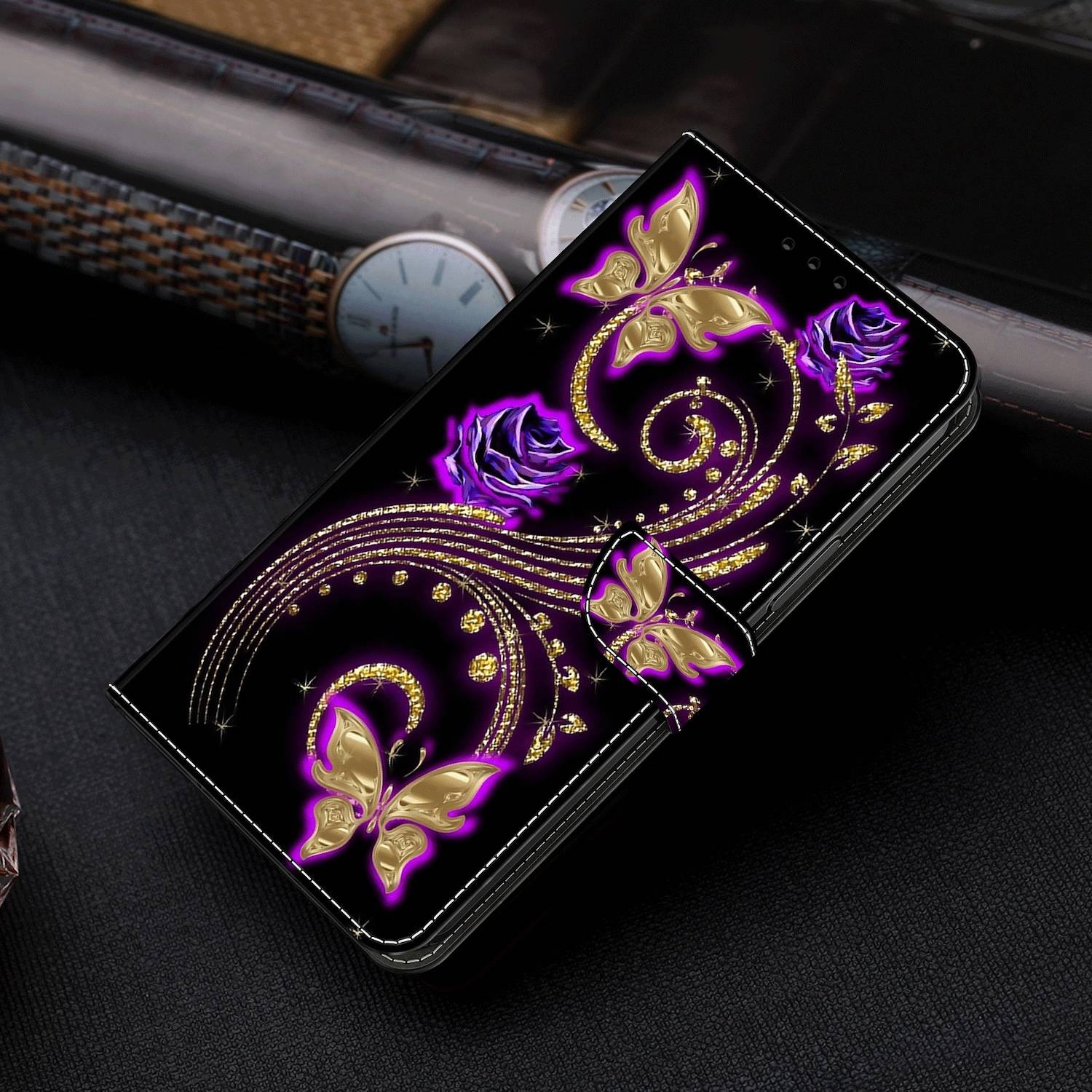 Für Xiaomi Redmi Note 13 Pro / Poco X6 Kunst-Leder Book Tasche Motiv 9