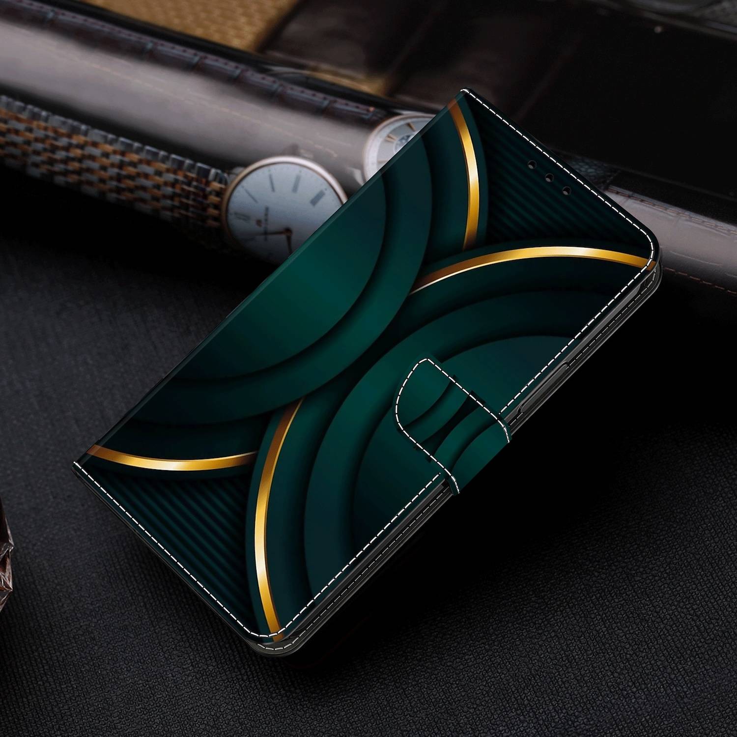 Für Xiaomi Redmi Note 13 Pro Plus Kunst-Leder Book Tasche Motiv 10