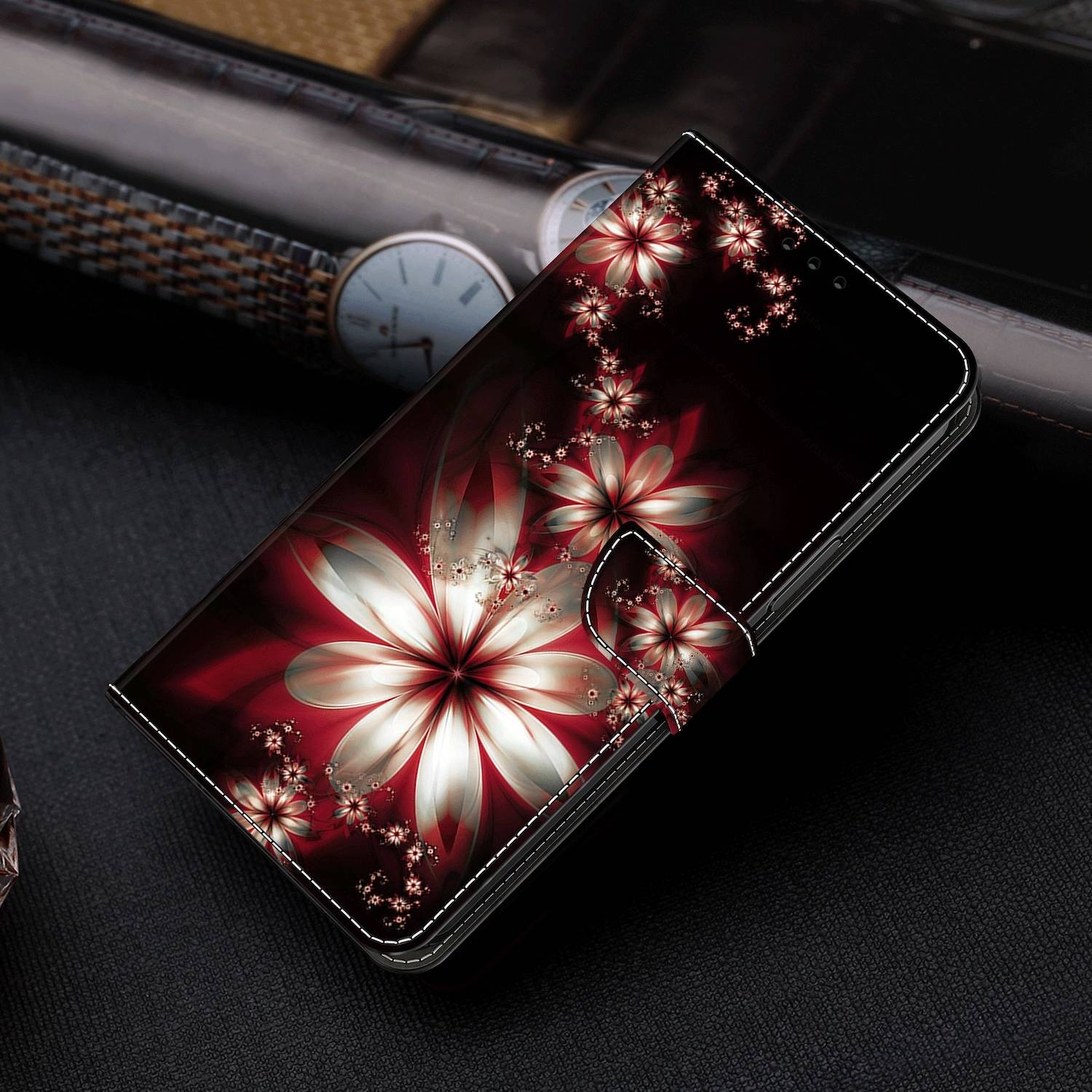 Für Xiaomi Redmi Note 13 Pro Poco X6 Kunst-Leder Book Tasche Motiv 11