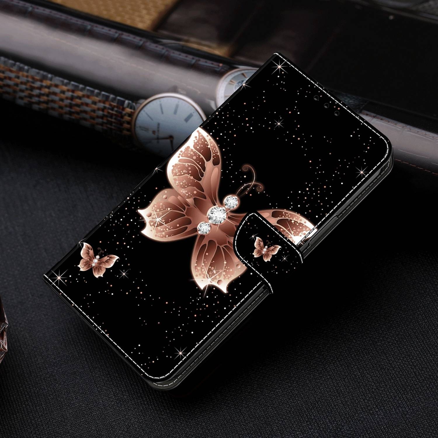 Für Xiaomi Redmi Note 13 Pro Poco X6 Kunst-Leder Book Tasche Motiv 12