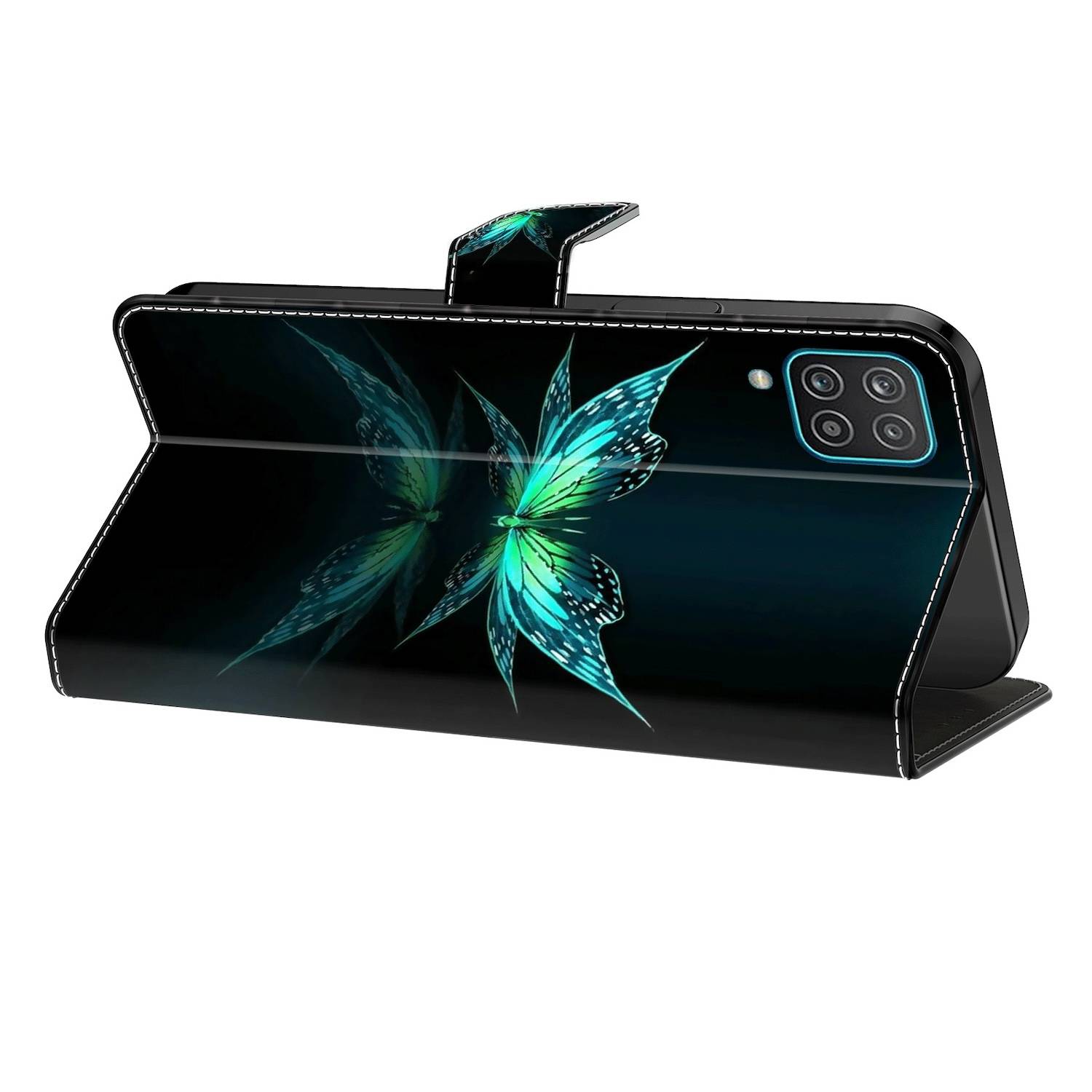 Für Samsung Galaxy A55 Kunstleder Schutz Tasche Hülle Book Motiv 13
