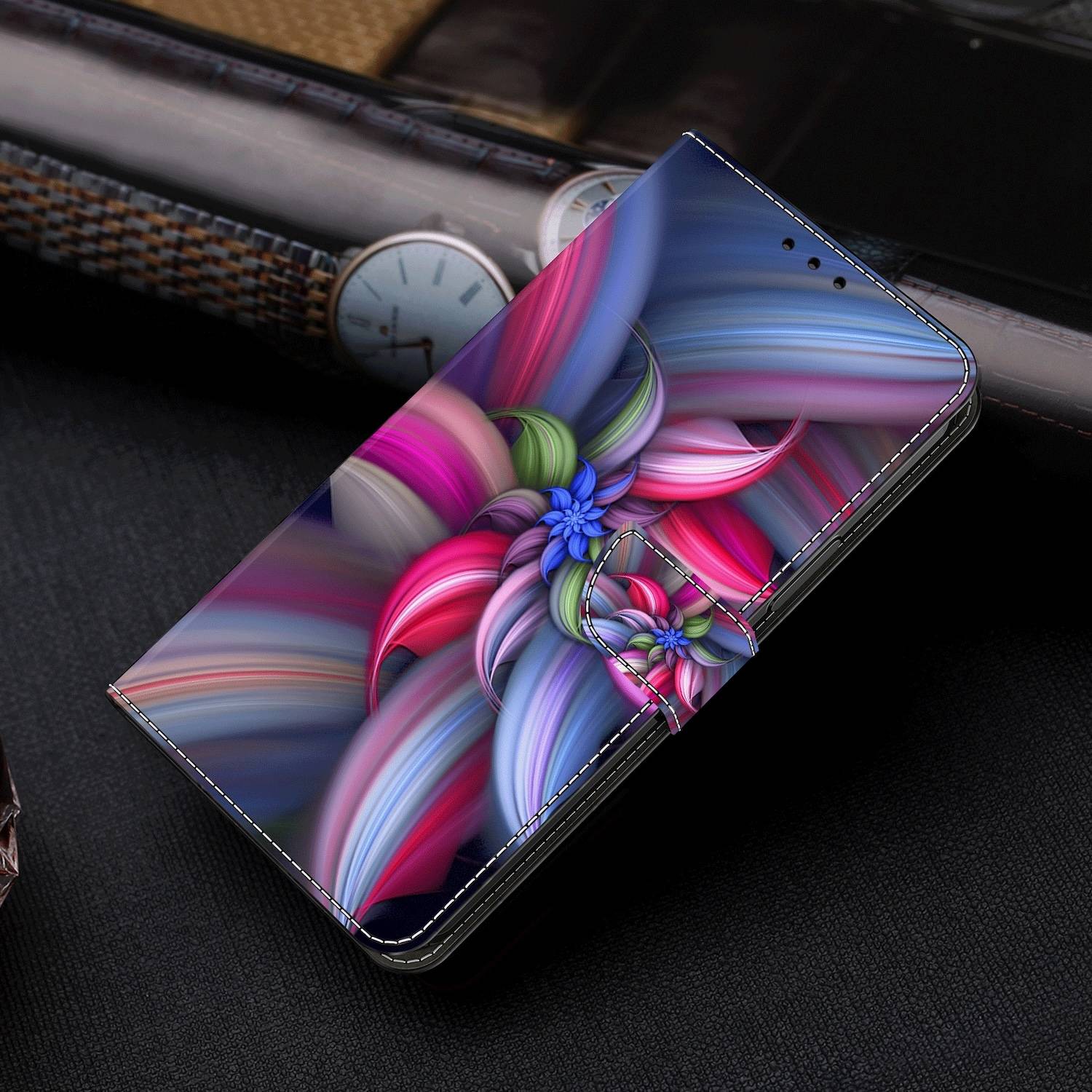 Für Xiaomi Redmi Note 13 Pro Poco X6 Kunst-Leder Book Tasche Motiv 15