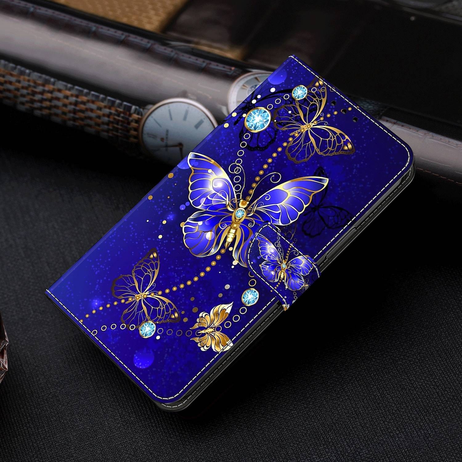 Für Xiaomi Redmi Note 13 Pro Plus Kunst-Leder Book Tasche Motiv 16