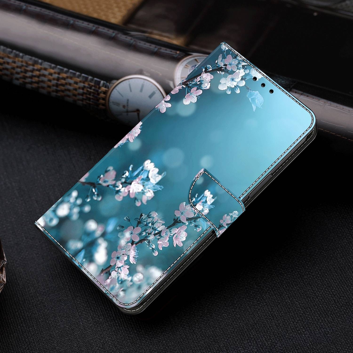 Für Xiaomi Redmi Note 13 Pro Plus Kunst-Leder Book Tasche Motiv 17