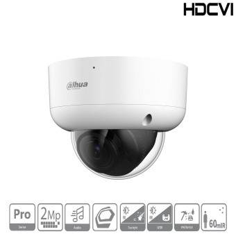 Dahua - HAC-HDBW2241RAP-Z-A-S2-DIP - HDCVI - Dome, - 2 MP/Starlight - 2,7~13,5mm motorisiertes Objektiv - Max. 25fps@10