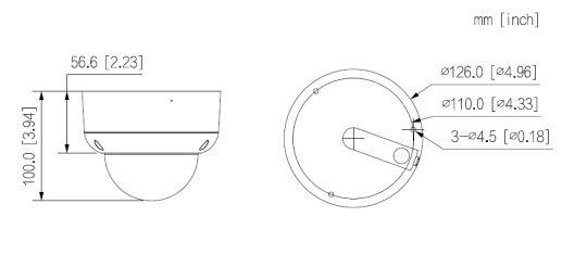 Dahua - HAC-HDBW2241RAP-Z-A-DP-S2-DIP - HDCVI - Dome, - 2 MP/Starlight - 2,7~13,5mm motorisiertes Objektiv - Max. 25fps