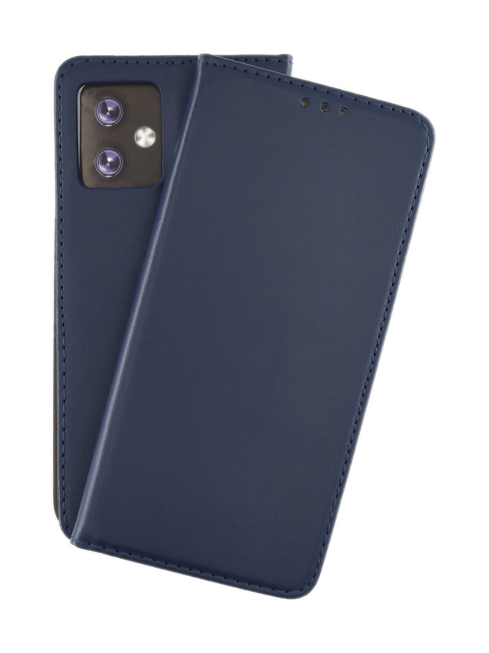 JAMCOVER Bookcase Smooth & Safe für Motorola moto g54 5G - Handytasche mit Kartenfach und Standfunktion