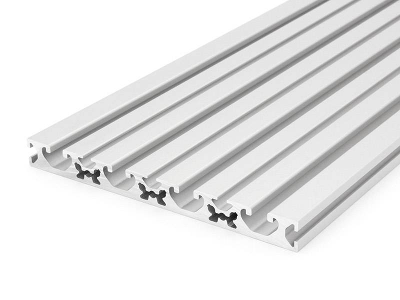 Aluminiumprofil 160x16L I-Typ Nut 8 (leicht), silber eloxiert. Aluminium Profil 160x16 Alu Profil 160 x 16 Montage- Systemprofil 60mm