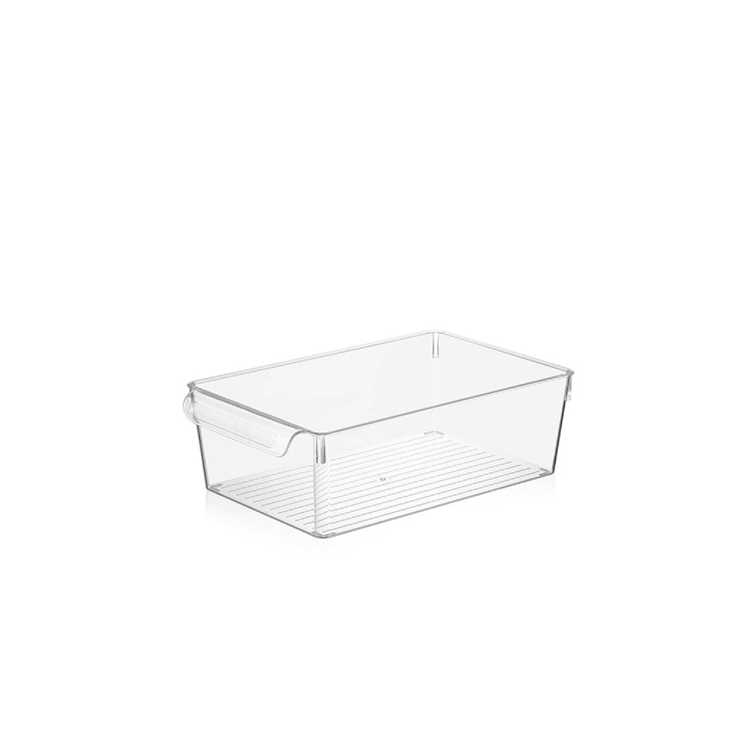 MICHELINO Praktischer Kühlschrank-Organizer: Hygienisch, robust und platzsparend Breite 20cm, Höhe 10cm