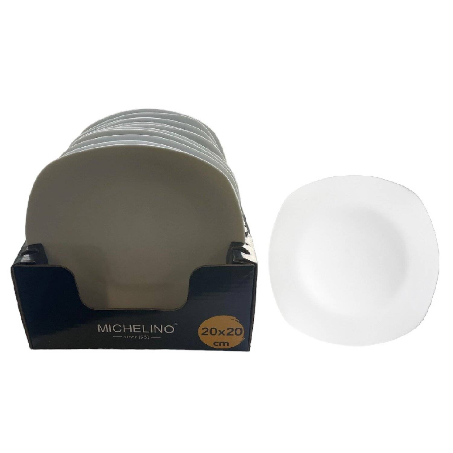 MICHELINO Hochwertige Teller für den perfekten Tisch: Stilvoll und funktional Tiefer Menüteller 3 Stück