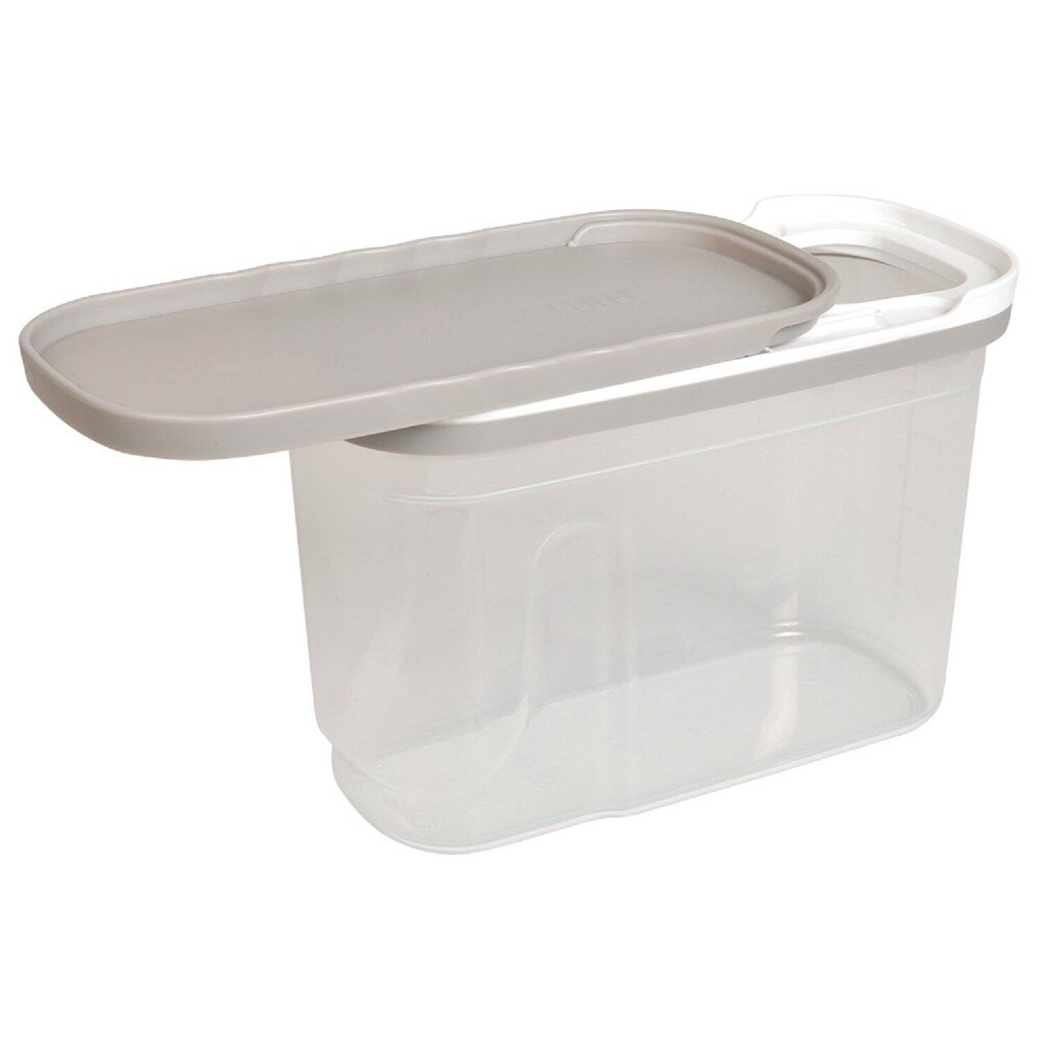 MICHELINO Schüttdose Vorratsdose Aufbewahrungsdose Vorratsbehälter Beige 1250 ml