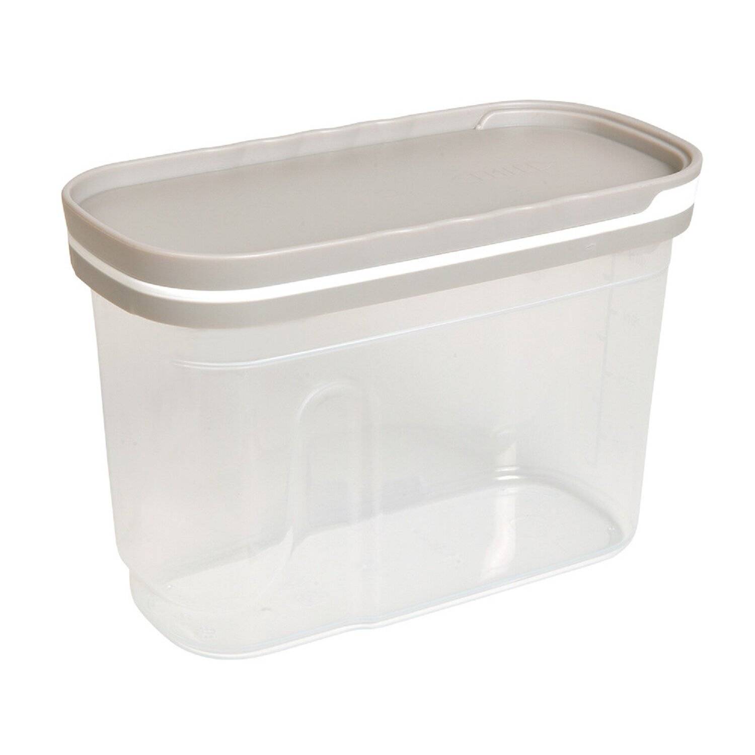 MICHELINO Schüttdose Vorratsdose Aufbewahrungsdose Vorratsbehälter Beige 1250 ml