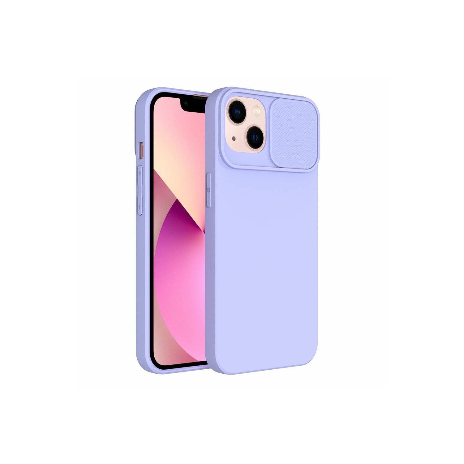 SLIDE Case kompatibel mit IPHONE 15 Pro lavendel