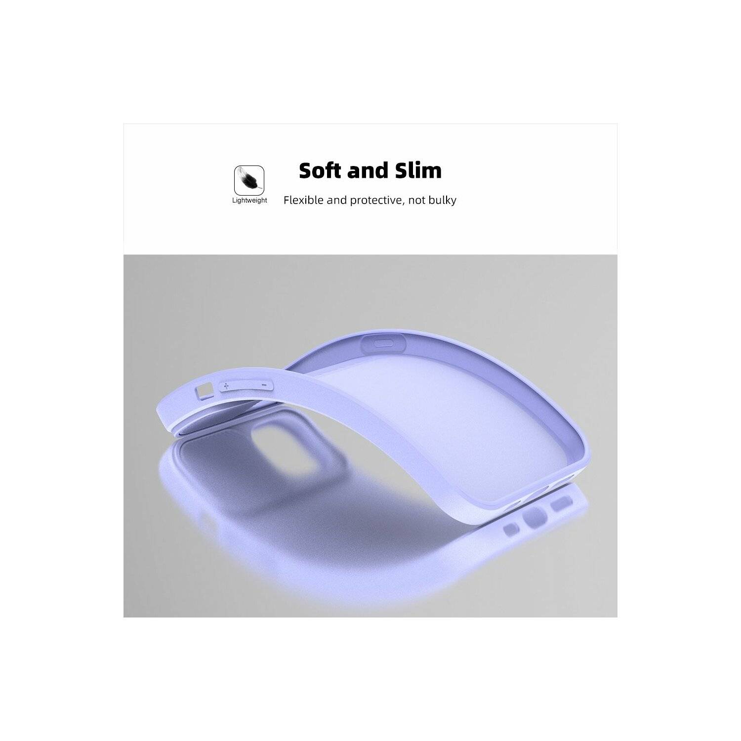SLIDE Case kompatibel mit IPHONE 15 Pro lavendel