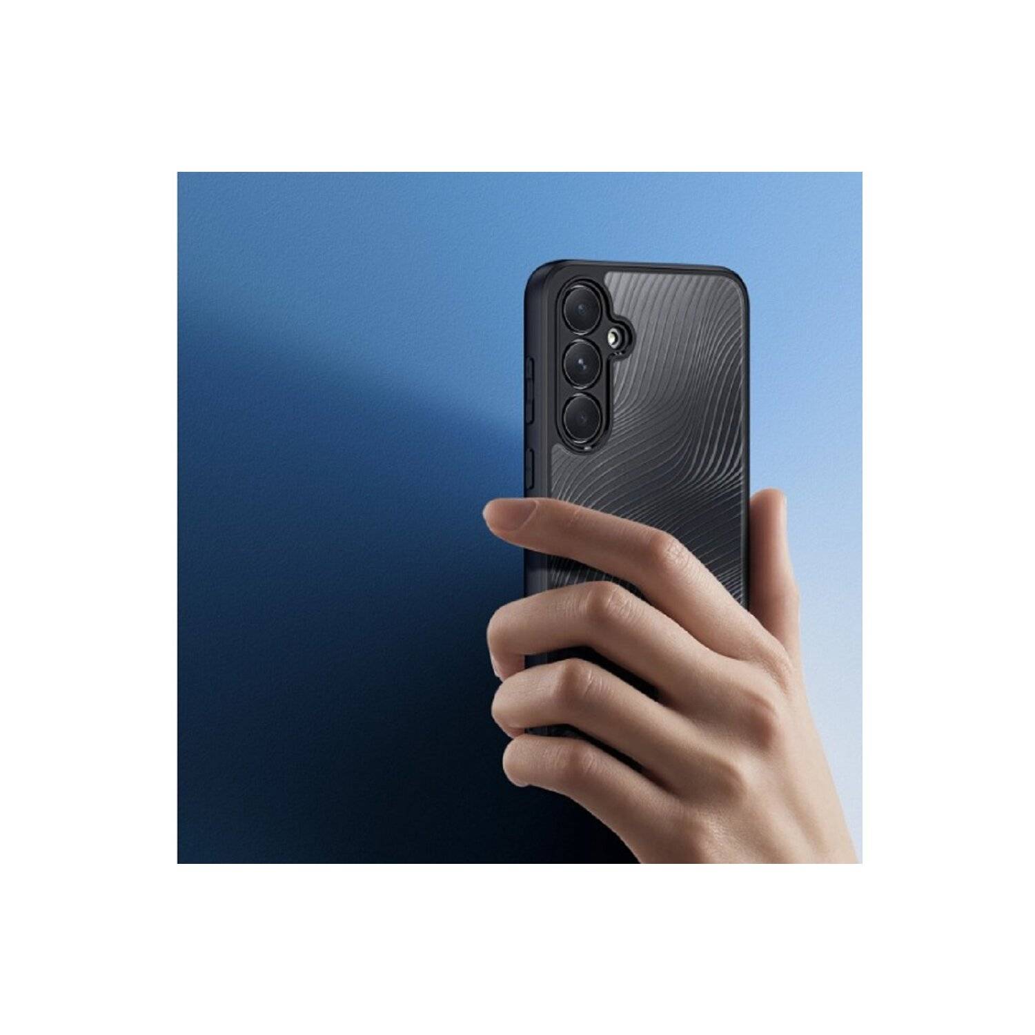 Aimo Hülle kompatibel mit Samsung A55 5G - Schwarz