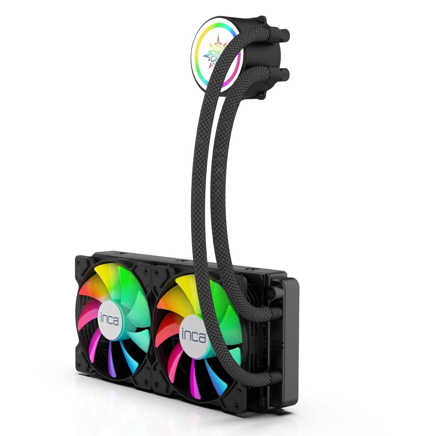 INCA EMPOUSA ARGB Flüssigkeitsgekühlter Kühler ISS-02XN - Motherboard ARGB Adapter Enthalten
