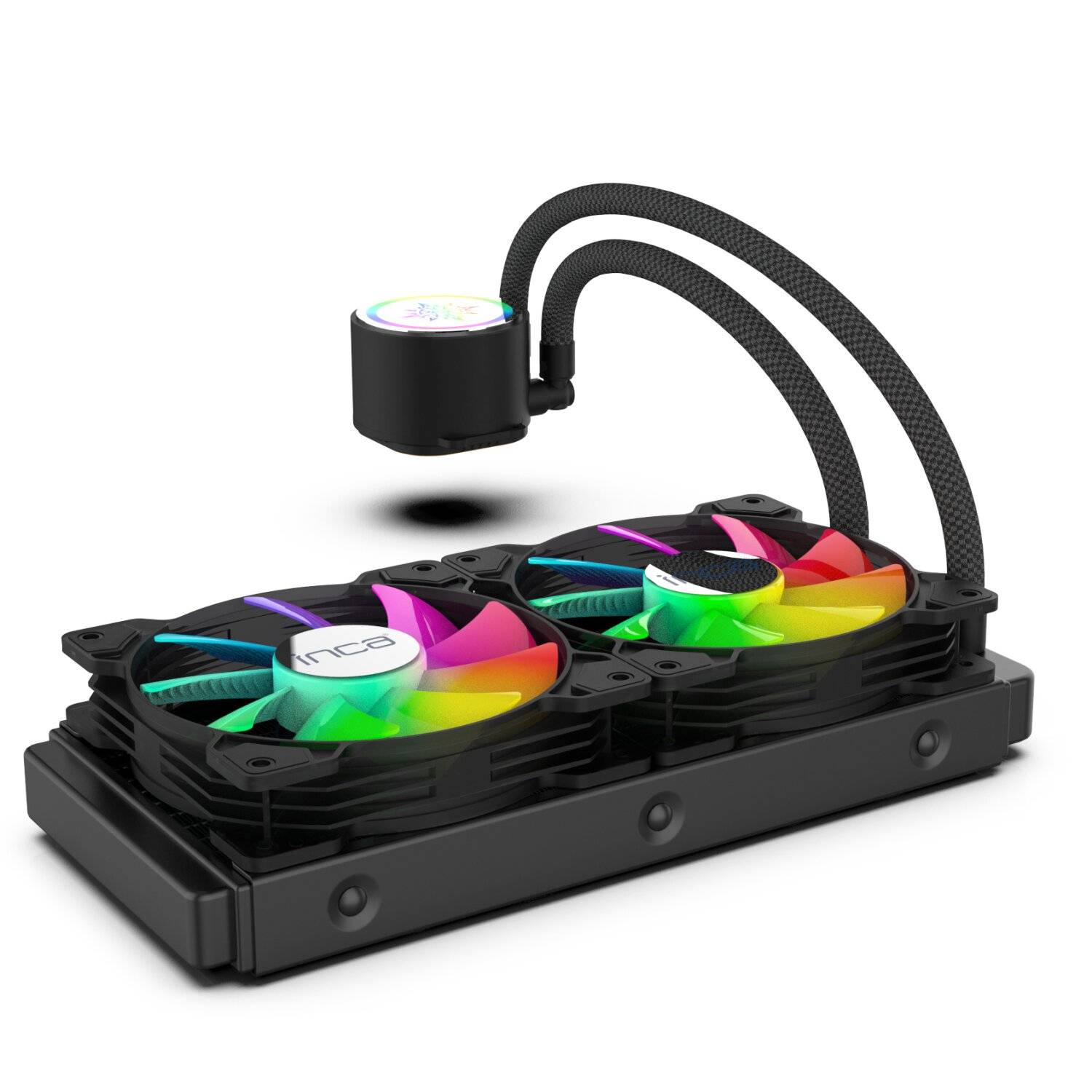 INCA EMPOUSA ARGB Flüssigkeitsgekühlter Kühler ISS-02XN - Motherboard ARGB Adapter Enthalten
