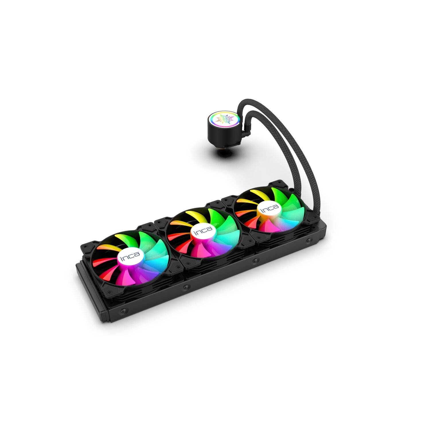 INCA EMPOUSA ARGB Flüssigkeitsgekühlter Kühler ISS-03XN - Motherboard ARGB Adapter Enthalten