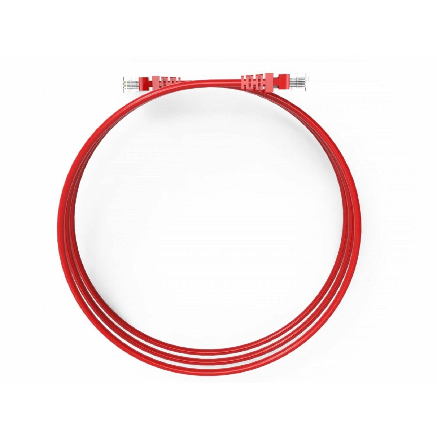 Inca ICAT6-0,50K RJ45 Cat6 UTP Netzwerkkabel Ethernetkabel LAN-Kabel Rot 0,5 Meter